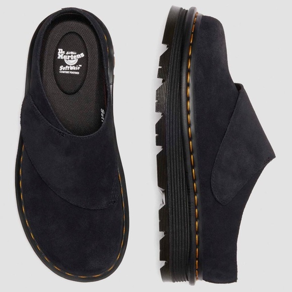 Dr. Martens Shoes - Dr. Martens Zebzag Anywair Black Mules